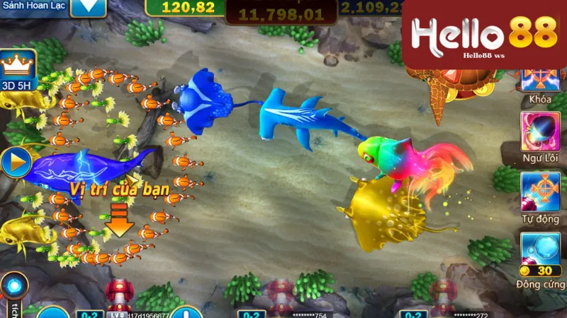 Jackpot Fishing Hello88 - Tận Hưởng Những Giây Phút Giải Trí 3 Cách chơi Jackpot fishing hello88